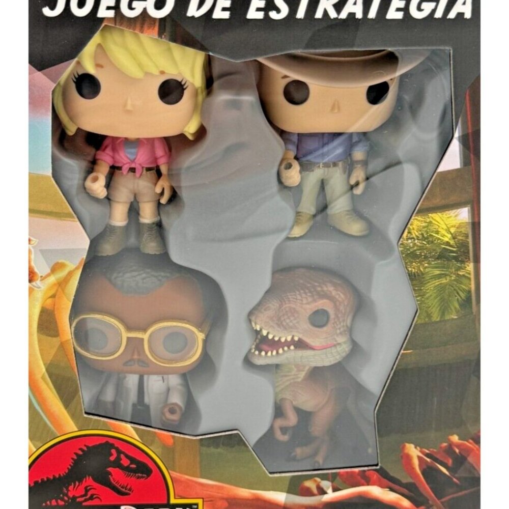 Funko Pop! Funkoverse Jurassic Park Strategy Game Spanish Edition New Sealed 2-4 - Picture 6 of 8